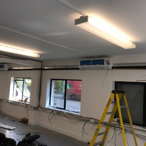 installation of air conditioning